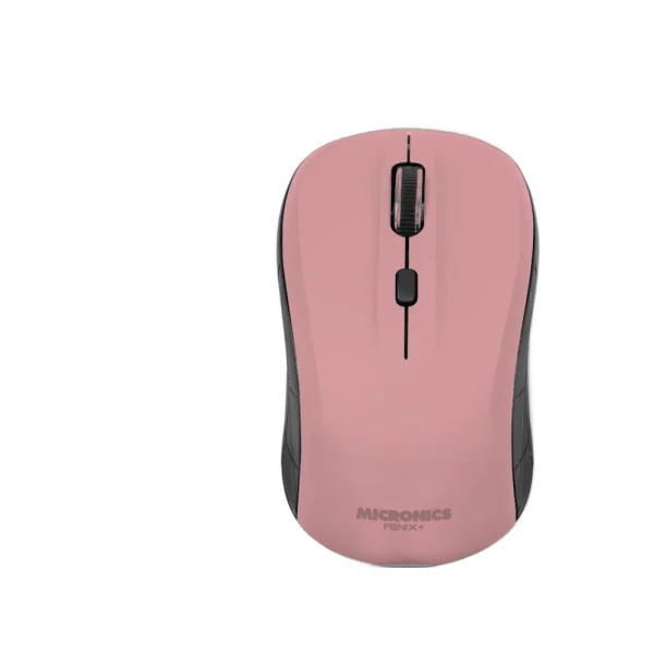 Mouse Inalámbrico Micronics Fenix MIC-M719 Rosado 2.4 GHz 1600 DPI