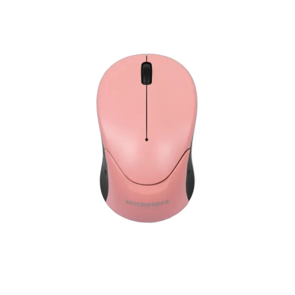 Mouse Inalámbrico Micronics Traveller MIC-M711S Rosado 2.4 GHz 1200 DPI