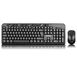 Kit Teclado y Mouse Inalambrico Cybertel CYB T800 Negro