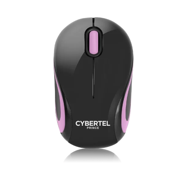 Mouse Inalambrico Cybertel Prince CYB M300 Black/Pink