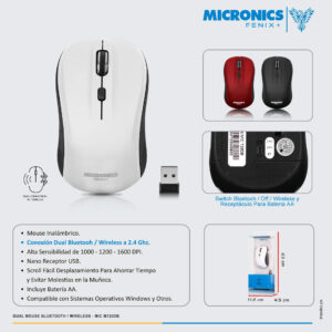 Mouse Inalambrico Fenix+ MIC M720DB