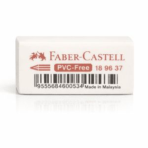 BORRADOR-FABER-CASTELL-BLANCO-GRANDE-PVC-FREE