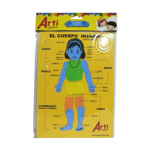 Material Educativo de Encaje El Cuerpo Humano Arti Creativo (Diseño Niño o Niña)