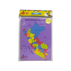 Material Educativo de Encaje Mapa Político del Perú Arti Creativo