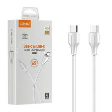 CABLE 121-C TIPO C - TIPO C DE 65W LDNIO