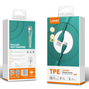 CABLE LS671 TIPO C V8 IPHONE LDNIO