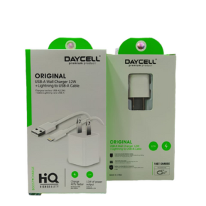 CARGADOR IP12 IPHONE DAYCELL BLANCO