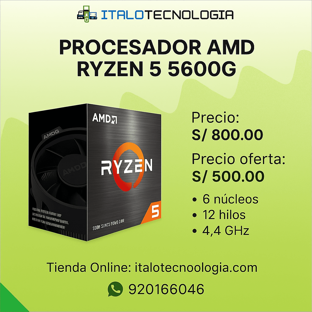 Procesador AMD Ryzen 5 5600