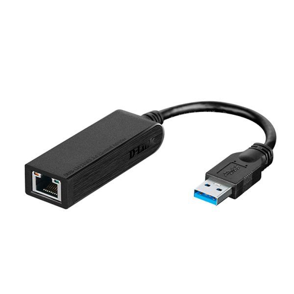 Adaptador de red con un puerto USB 3.0 y Puerto RJ-45 10/100/1000 Mbps Gigabit Ethernet