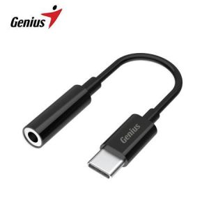 Adaptador Genius ACC-C100 USB-C a 3.5MM Negro
