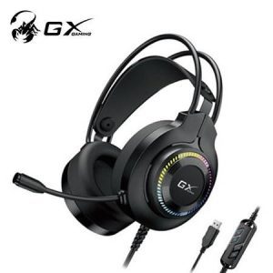 Audífono con micrófono Genius GX HS-GX580U 50MM RGB Negro