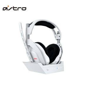 Audífono con micrófono Logitech G Astro A50 X Lightspeed/BT/PS5/PC/Xbox + Base Blanco