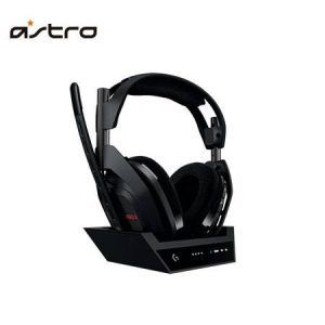 Audífono con micrófono Logitech G Astro A50 X Lightspeed/BT/PS5/PC/Xbox + Base Negro