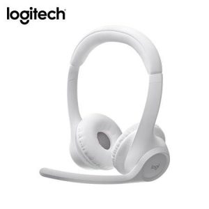 Audífono con micrófono Logitech Zone 300 Bluetooth/20 h Blanco