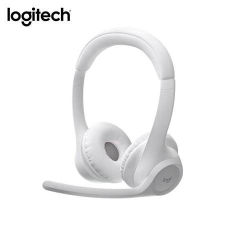 Audífono con micrófono Logitech Zone 300 Bluetooth/20 h Blanco