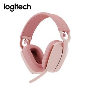 Audífono con micrófono Logitech Zone Vibe 100 Bluetooth Rosa