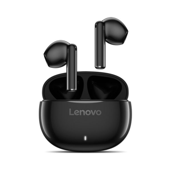 Auriculares estéreo inalámbricos con microfono Lenovo E310 independientes, color negro