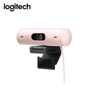 Cámara Logitech Brio 500 FHD 1080p USB-C Rosa -P
