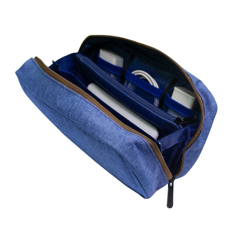Cartuchera / Estuche / Organizador / Portacables TEROS TE-ACS9016BL, Azul