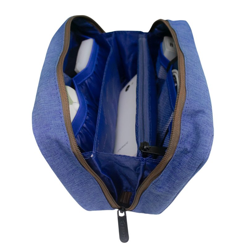 Cartuchera / Estuche / Organizador / Portacables TEROS TE-ACS9016BL, Azul