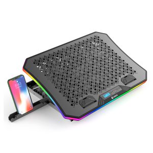 Cooler TEROS TE-7130N, compatible con notebooks de hasta 15.6", 3 fan de 11 cm