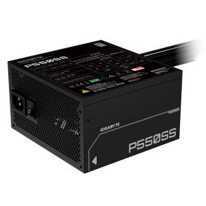 Fuente de alimentación Gigabyte P550SS, 550W, 80 PLUS Silver, Formato ATX.