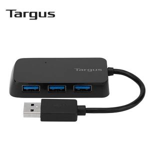 Hub USB Targus 4 Port USB-A 3.0 Negro