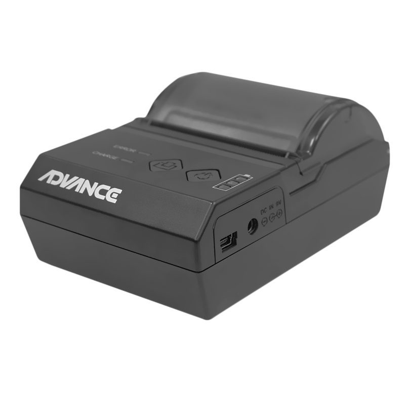 Impresora termica portátil ADVANCE ADV-7011N, USB, BT, Velocidad de impresión 90 mm/s