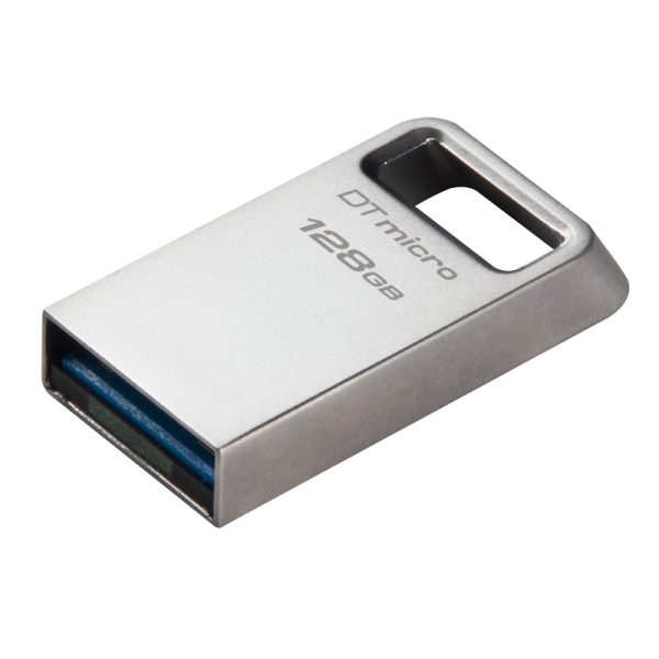 Memoria Flash Kingston DataTraveler Micro Unidad Flash USB Ultrapequeño con Metal Premium.
