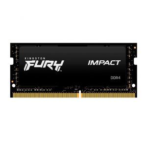 Memoria SODIMM Kingston Fury Impact, 8GB, DDR4, 3200MT/s, PC4-25600, CL20, 1.2V.