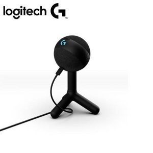 Micrófono Logitech Yeti Orb Cardioid USB para Streaming RGB Lightsync Negro -P