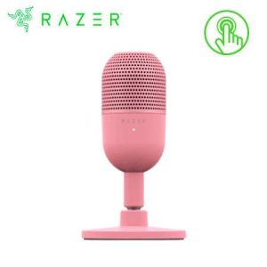 Micrófono Razer Seiren V3 Mini USB Streaming Supercardioide con N Sensor Touch Silent Quartz