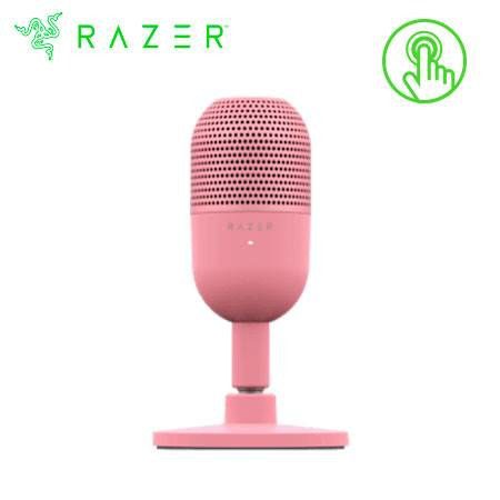 Micrófono Razer Seiren V3 Mini USB Streaming Supercardioide con N Sensor Touch Silent Quartz