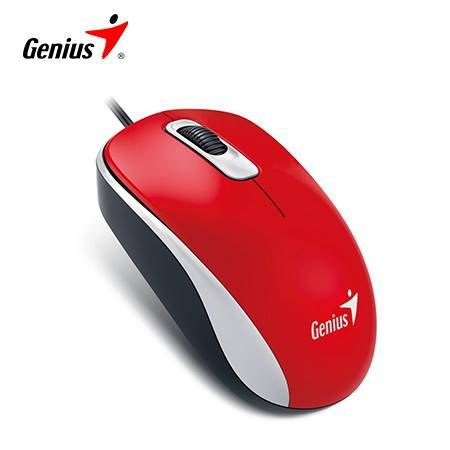 Mouse Genius DX-110 USB Óptico 1000 DPI Rojo