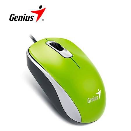 Mouse Genius DX-110 USB Óptico 1000 DPI Verde