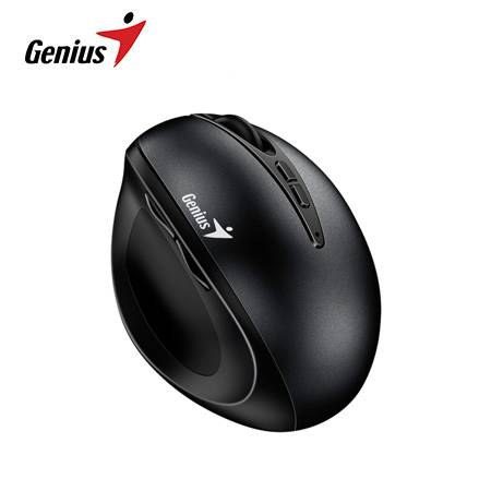 Mouse Genius Ergo 8300S Inalámbrico Vertical 7-BOT Negro