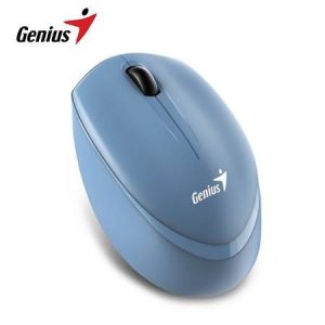 Mouse Genius Inalámbrico NX-7009 Blueeye Ergonómico Azul Gris