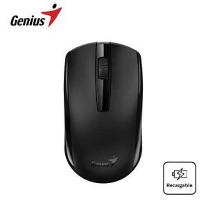 Mouse Genius Recargable Inalámbrico ECO-8100 Blueeye Negro