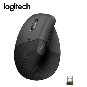 Mouse Logitech Lift Vertical Ergonomic Zurdo Inalámbrico/BT Negro