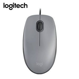 Mouse Logitech M110 Silent Óptico USB Plateado