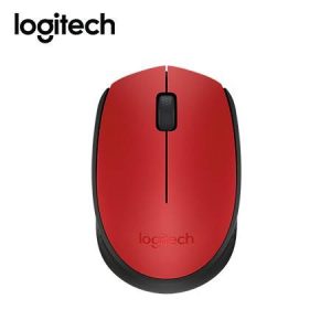 Mouse Logitech M170 Inalámbrico Rojo