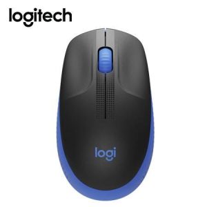 Mouse Logitech M190 Inalámbrico Full-Size Azul