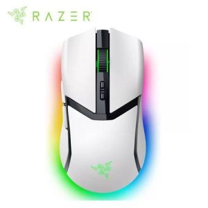 Mouse Razer Cobra PRO 30K DPI Multi-Dispositivo 170H Inalámbrico / BT / USB-A Switch Óptico 90M 11 Zonas Chroma Blanco