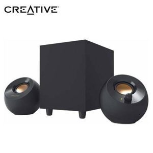 Parlante Creative Pebble Plus 2.1 8W/16W 3.5MM USB-Power Negro