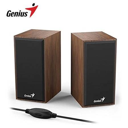 Parlante Genius SP-HF180 6W USB Power Wood