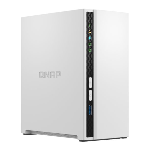 Servidor NAS QNAP TS-233, ARM Cortex A55 4C/2GHz, 2GB RAM(On-Board), Bahias: 2 x 3.5" SATA