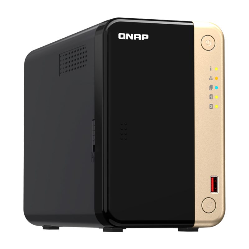 Servidor NAS QNAP TS-264-8G, Celeron N5095 4C / 2.9GHz, 8GB RAM, Bahias: 2 x 3.5" SATA
