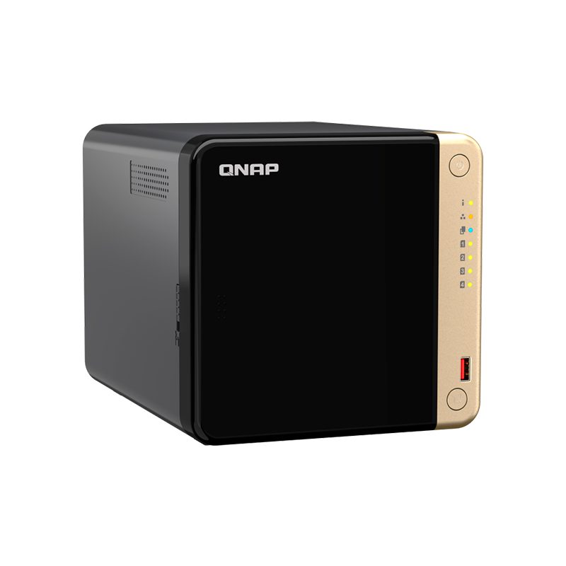 Servidor NAS QNAP TS-464-8G, Celeron N5095 4C/2.9GHz, 8GB DDR4 / Bahias: 4 x 3.5" SATA