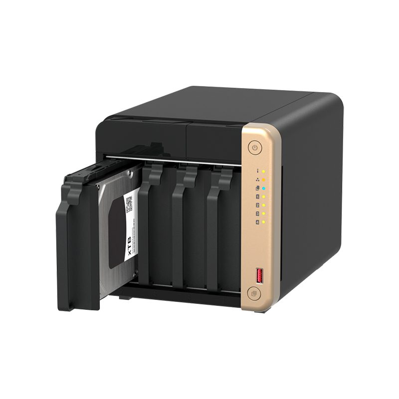 Servidor NAS QNAP TS-464-8G, Celeron N5095 4C/2.9GHz, 8GB DDR4 / Bahias: 4 x 3.5" SATA