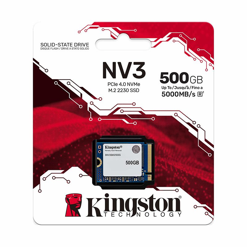 SSD Kingston NV3 PCIe 4.0 NVMe de 500 GB